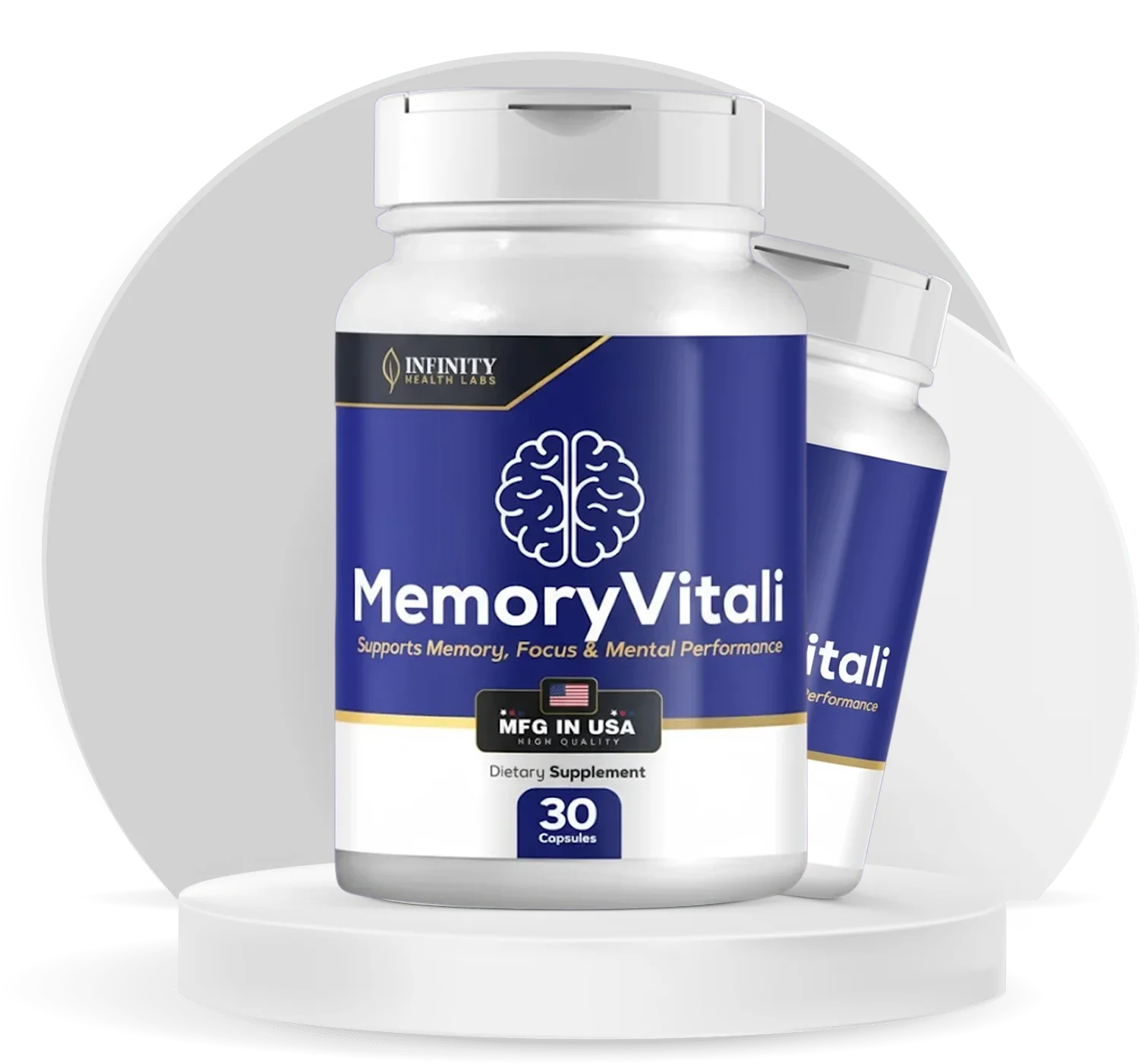 MemoryVitali MemoryVitali Supplement Bottles